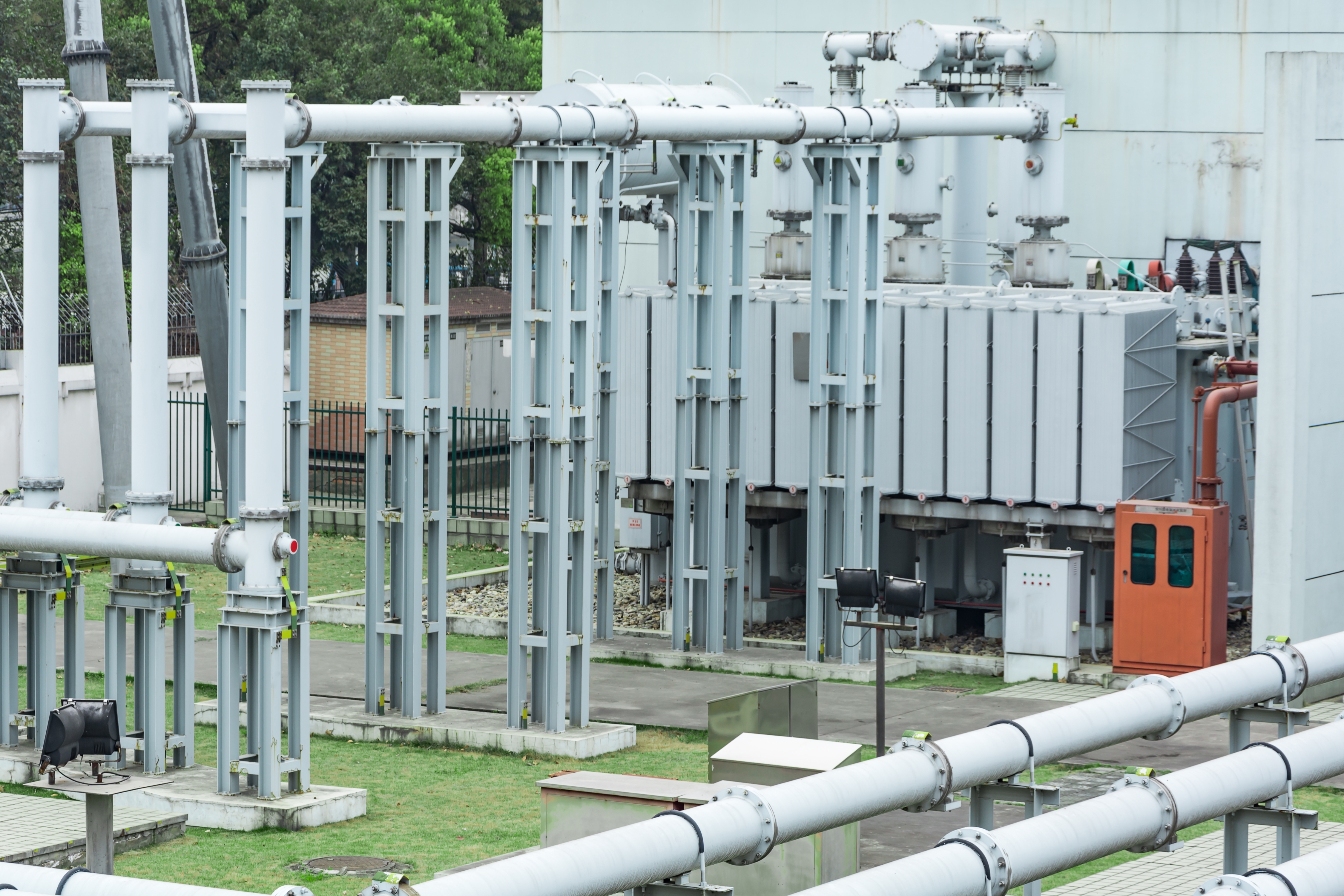 Power transformer equipment coordinated within a substation design
